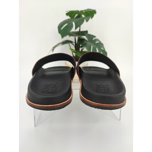 FRYE Men's Brown Leather Slip-On Sandals Size 10 US - Picture 3 of 8